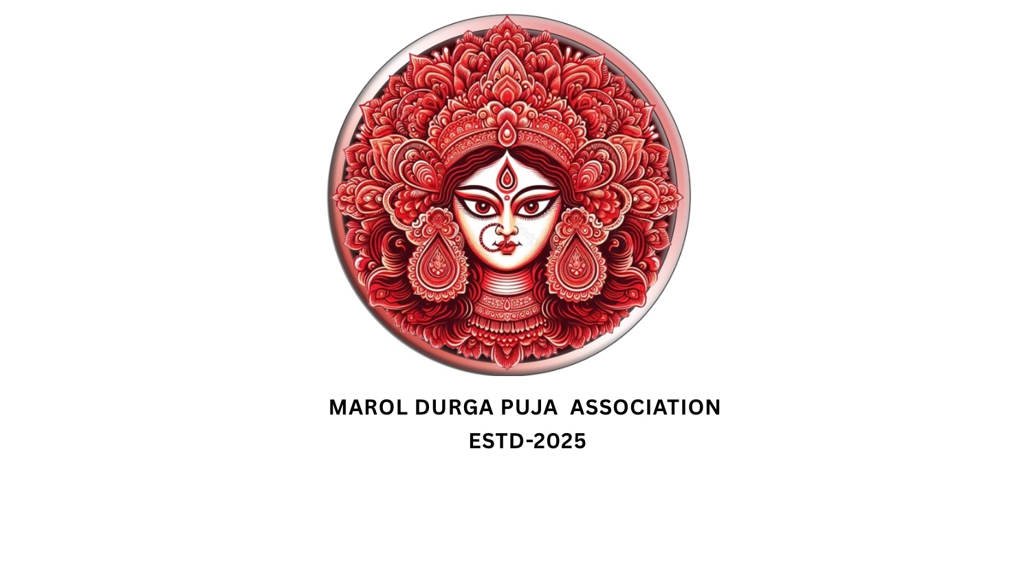 Round Marol Durga Puja Association logo